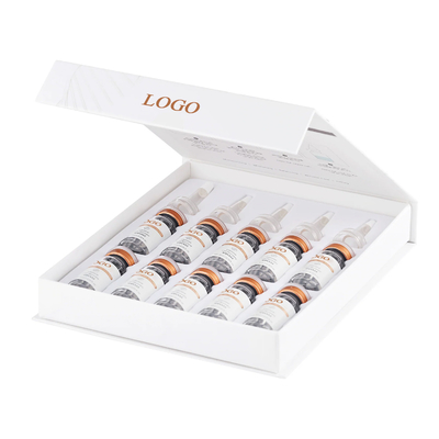 पेशेवर माइक्रोनेडल सीरम मेसोथेरेपी के लिए प्राइवेट लेबल एम्पूल किट 10ml x 10pcs