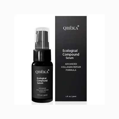QBEKA प्राकृतिक कोलेजन बायो पेप्टाइड सीरम पारिस्थितिक यौगिक विरोधी झुर्री 30ml