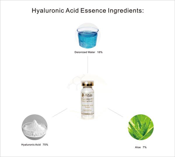 मॉइस्चराइजिंग विरोधी झुर्रियों फ्रिमिंग लिफ्टिंग Hyaluronic एसिड सीरम 100% जैविक पौधे सार 0