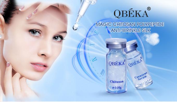 जादू Chitosan Polypeptide रेशम त्वचा देखभाल विटामिन सी कोएंजाइम उत्तम युवा सीरम 100000pcs 0