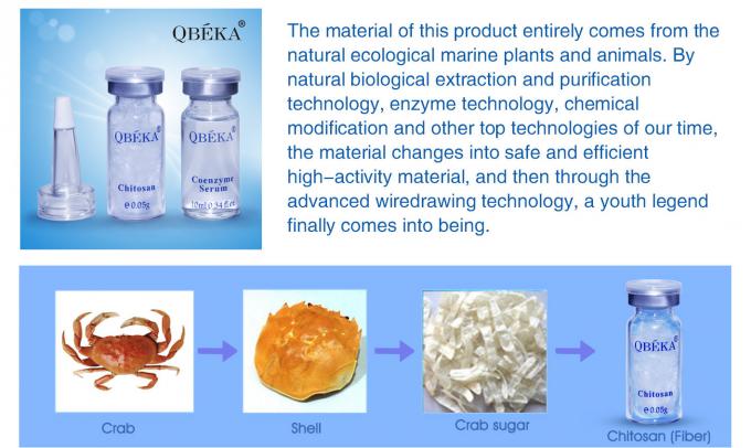 जादू Chitosan Polypeptide रेशम त्वचा देखभाल विटामिन सी कोएंजाइम उत्तम युवा सीरम 100000pcs 3
