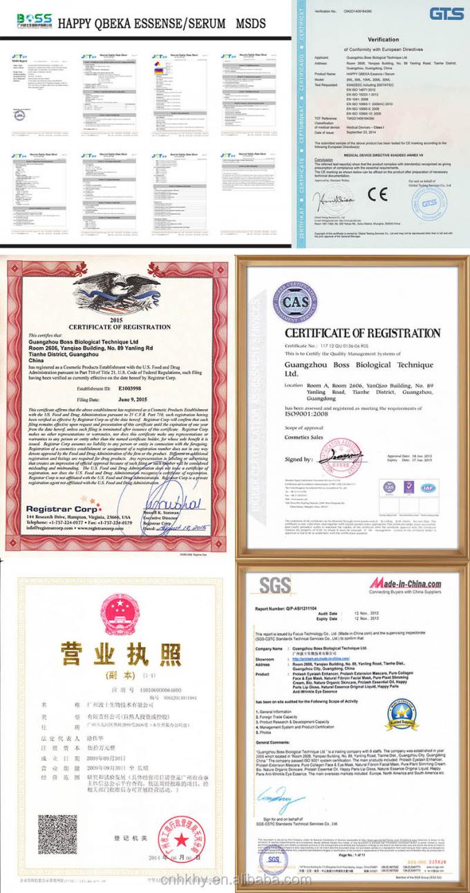 उच्च छूट मॉइस्चराइजिंग विरोधी झुर्रियों सीरम के लिए Deionized पानी आंतरिक सामग्री 2